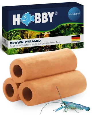 Immagine prodotto di Hobby Prawn Pyramid 2-1, rosso, 4 x 3,5 x 5 cm