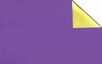 Produktbild von Alu-Bastelfolie Rolle 10mx50cm gold/violett glänzend
