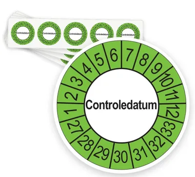 Productafbeelding van Keuringsstickers Controledatum 2027, 50 Stuks