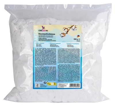 Produktbild von Baumwollcellulose, superfein, Weiß, 500 g