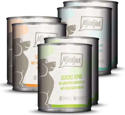 Zdjęcie produktu dla Mjamjam 800gx6 Mix pack I Dog