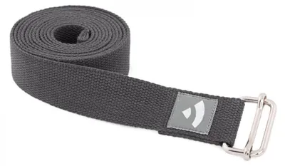 Produktbild von Yogagurt mit Schiebeschnalle ASANA BELT 2,5m, Metall anthrazit