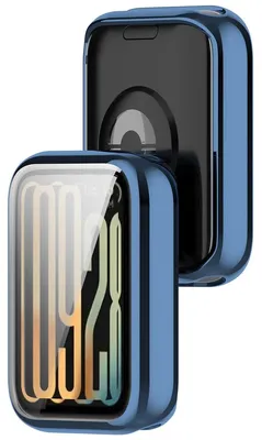Produktbild von Schutzhülle für Xiaomi Smart Band 10 Pro, Bizon Case Watch Felipe, Blau