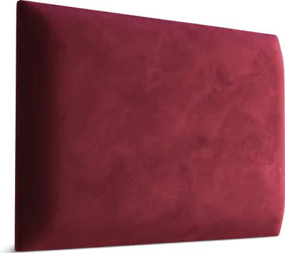 Produktbild von Muralo Polsterpaneel WANDPOLSTER Wandkissen Bettkopfteil Wandpaneel Magic Velvet Weinrot 2229 50cm x 40cm