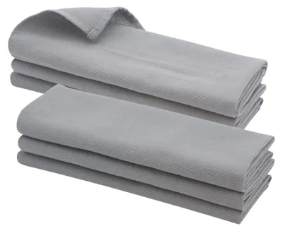 Produktbild von Küchenhandtuch Geschirrtuch 70 x 50 cm 100 % Baumwolle grau