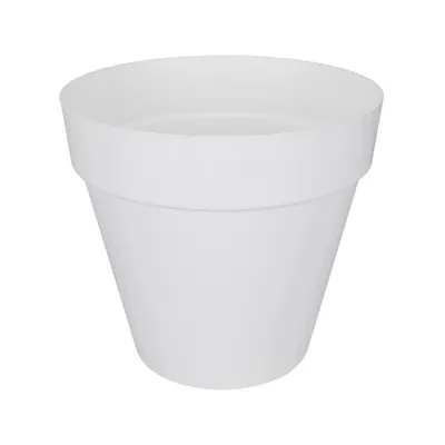 Produktbild von Elho Greenville Rund 30 - Blumentopf - Weiss - Außen - Ø 29.5 x H 27.8 cm