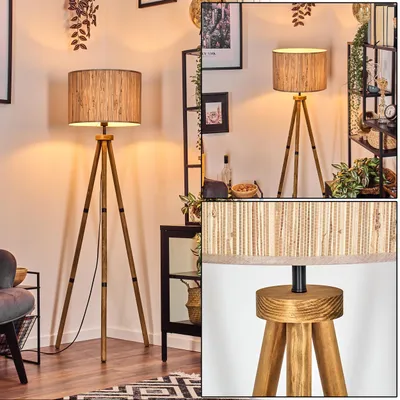 Produktbild von Arenabianca Stehlampe aus Holz/Seegras in Naturfarben