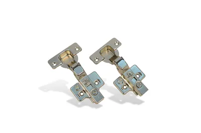 Produktbild von 3D Mittelanschlag mit hydraulisch Dämpfer Scharnier Topfscharniere, 2 Stück