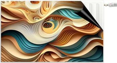 Immagine prodotto di Tappetino magnetico per il radiatore. Copertura decorativa per il radiatore del soggiorno
