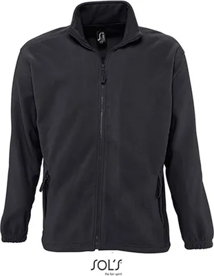 Immagine prodotto di SOLs 55000 | Giacca in pile North / Giacca da uomo fino a 5XL - Colore: Grigio antracite (tinta unita) - Taglia: L