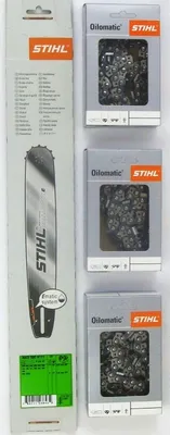 Produktbild von Stihl 3003 000 6111 Schneidgarnitur Schiene 37cm 3/8" 1,6mm +3xSthl 36210000056 Vollmeißelketten  Stihl