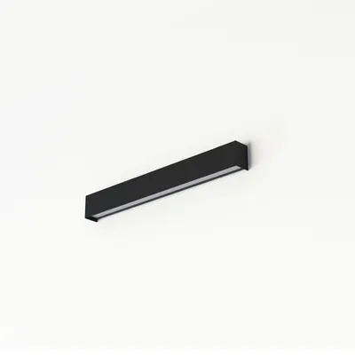 Produktbild von Wandleuchte Metall Up Down B: 62 cm Schwarz länglich warmweißes Licht 3000 K 1700 lm Wandlampe