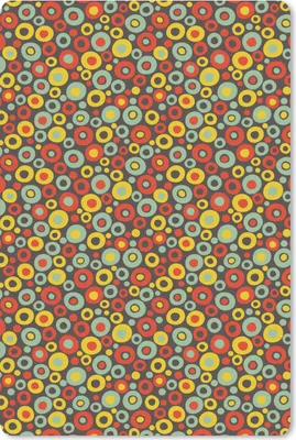 Produktbild von MuchoWow® Mauspad Mousepad Muster - 70er Jahre - Retro - Blase 40x60 cm - Mousepads - Maus Mat - Pad - Mausunterlage - Schreibtisch Accesoire