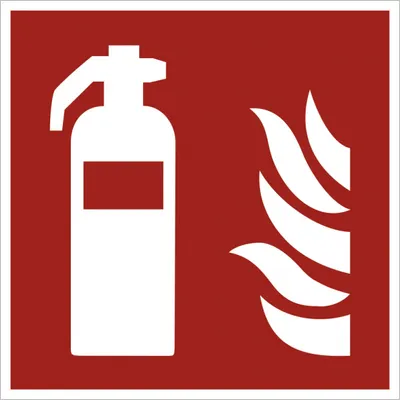 Produktbild von Dreifke® Feuerlöscher ISO 7010, Kunststoff, 200x200 mm