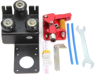 Produktbild von Direkter Dual Gear Extruder Halterung, Upgrade Kit für Ender3 und CR10, 3D-Druck Zubehör