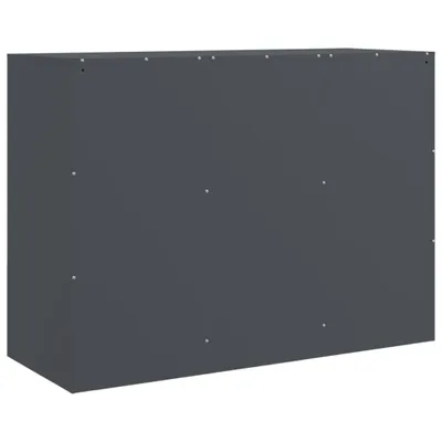 Obrázek produktu pro Příborník antracitový 99 x 39 x 73 cm ocel