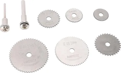 Image de Outils rotatifs Jeu de molettes de coupe HSS lames de scie circulaires pour perceuses ����lectriques
