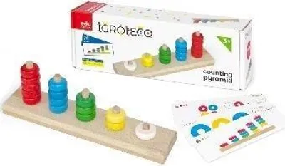 Obrázek produktu pro Dřevěné puzzle Učíme se počítat 15 dílků
