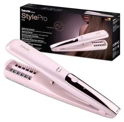 Produktbild von Beurer HT 22 Splissentferner entfernt Spliss effektiv gesundes Haar LED rosa