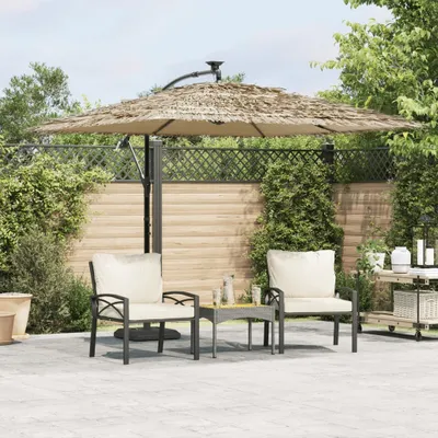 Produktbild von Maison Exclusive - Sonnenschirm mit Stahlmast Braun 269x269x235 cm