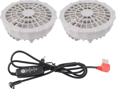 Productafbeelding van 5 V Draagbare koelvest met ventilator, USB-aangedreven, airconditioningkleding, verstelbaar, dubbele ventilatoren