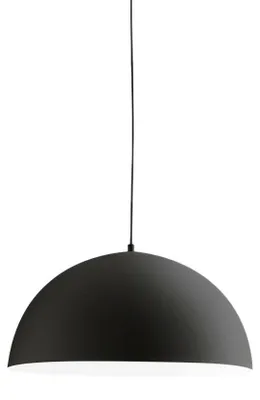 Obrázok produktu pre Bonella Závesné moderné 1 svetlo E27 D.50 cm Hliník Čierna a biela