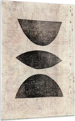 Produktbild von Bilder auf glas - Einteilig - Form Figuren Geometrisch - 70x100cm - Glasbilder - Wandbilder - Bilder - zum Aufhängen bereit - Wanddekoration aus Glas - Glas Bilder - Wandbild auf Glas - GPA70x100-5099