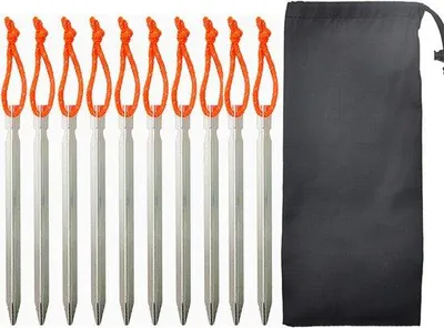 Obrázek produktu pro Sada hliníkových tyčí do stanu, délka 18 cm, pevné