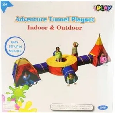 Produktbild von PIXINO Tunnelsystem mit zwei Zelten 7in1