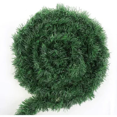 Immagine prodotto di Ghirlanda natalizia, ghirlanda di abete, 15,5 metri, verde, in PVC, per interni ed esterni