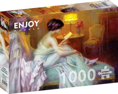 Produktbild von ENJOY Puzzle Lesen bei Lampenlicht 1000 Teile