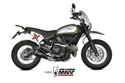Obrázek produktu pro MIVV Delta race black slip-on tlumič výfuku pro DUCATI scrambler 800