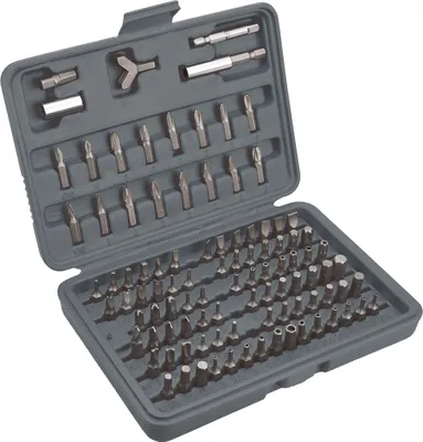 Obrázek produktu pro TOP TOOLS Šroubovací bity s držákem, sada 100 kusů