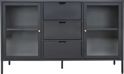 Produktbild von Sideboard >Dalby< in Schwarz, Metall - 140x85x40cm (BxHxT)