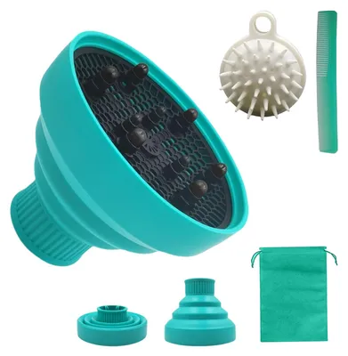 Productafbeelding van JOIYHY diffuser voor krullend haar, siliconen, opvouwbare en draagbare haardroger