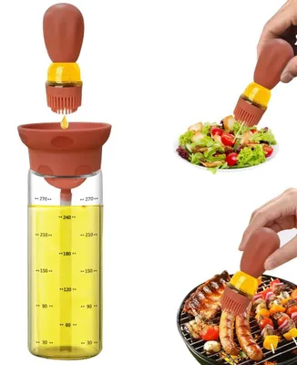 Produktbild von Ölspender mit Silikonbürste, 2-in-1