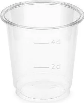 Produktbild von PLA-Glas 20/40 ml, Durchmesser 48 mm 40 Stück.