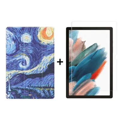 Produktbild von 2in1 Set für Samsung Galaxy Tab A8 SM-X200 X205 10.5 Zoll Tablet mit Schutzhülle + Schutzglas mit Auto Sleep/Wake Hülle