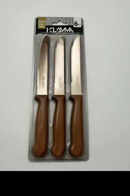 Produktbild von Kelama Deluxe braunes Tafelmesser, 6 Stück