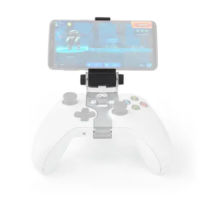 Image de Nedis, support de smartphone pour manette Xbox Draigoch à fixation fixe, noir transparent
