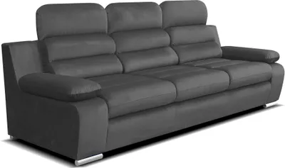Produktbild von Amber Sofa 3-Sitzer mit Schlaffunktion 238 x 96 x 95 cm, Anthrazit