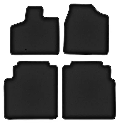 Obrázok produktu pre Velúrové autokoberce pre: Volkswagen Routan 2008-2016 (minivan) – sada 4 ks, čierne, na mieru – Wielganizator DURBAN