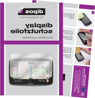 Productafbeelding van Displaybeschermfolie - Screenprotector GPS - Navigatie Scherm Beschermen - Gemaakt in Duitsland - 3 stuks - Doorzichtig