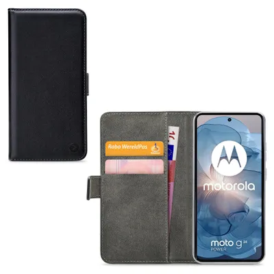 Immagine prodotto di MobilizePoliuretanoLeather Book Case Black Motorola Moto G04/G04s/G24/G24 Power