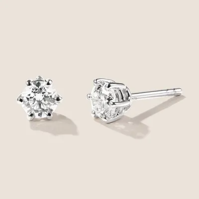 Produktbild von Brillant Diamant Ohrstecker 750/- Weißgold 18 Karat Gold 0,80 ct G/VS1