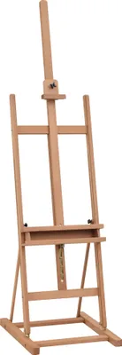 Obrázok produktu pre Štúdiový stojan z bukového dreva, výškovo a uhlovo nastaviteľný, s úložným priestorom, prírodný, 50,5 cm, 6 kg