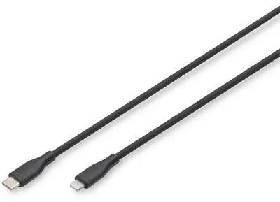 Obrázek produktu pro Digitus AK-600110-020-S, 2 m, Lightning, USB A, Samec, Samec, Černá
