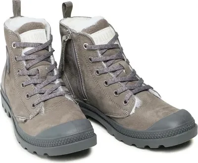 Obrázok produktu pre Dámske šedé boty Palladium Pampa Hi Zip-38