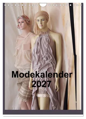 Produktbild von Modekalender 2027 (Wandkalender 2027 DIN A4 hoch), CALVENDO Monatskalender