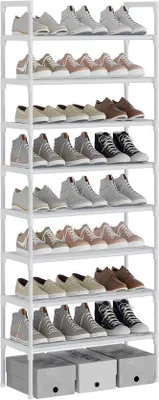 Produktbild von Famanu Schuhregal 8 Ebenen für 16-24 Paar Schuhe - platzsparendes Design